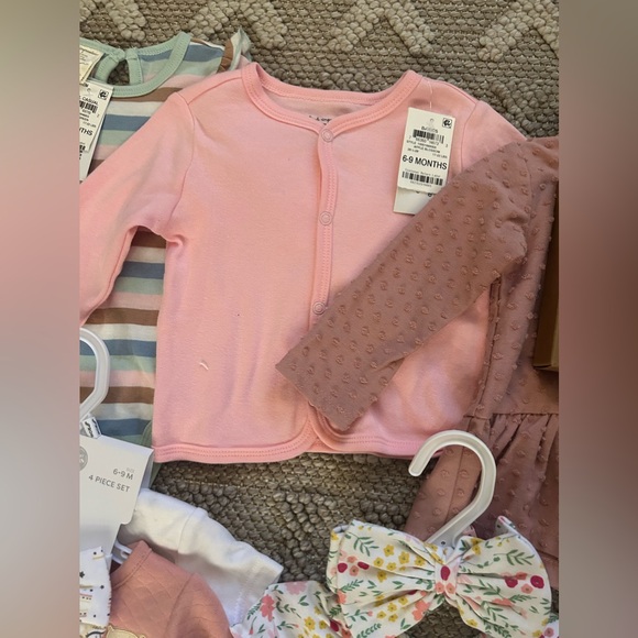NWT baby girl clothes. No marks or stains. 6-9m or 6m clothes. - Picture 9 of 10